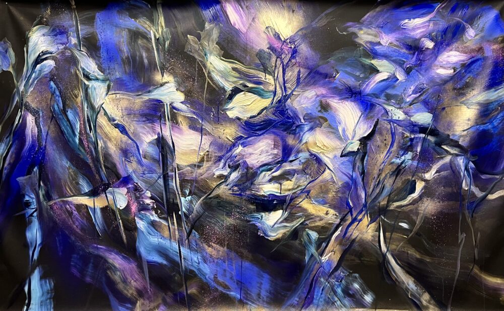 She Danced Between the Raindrops . 200x100cm150.0000 czk